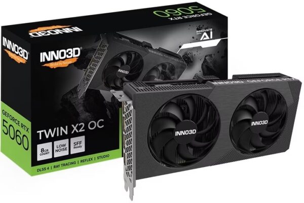 Inno3D GeForce® RTX 5060 8GB Twin X2 OC V2
